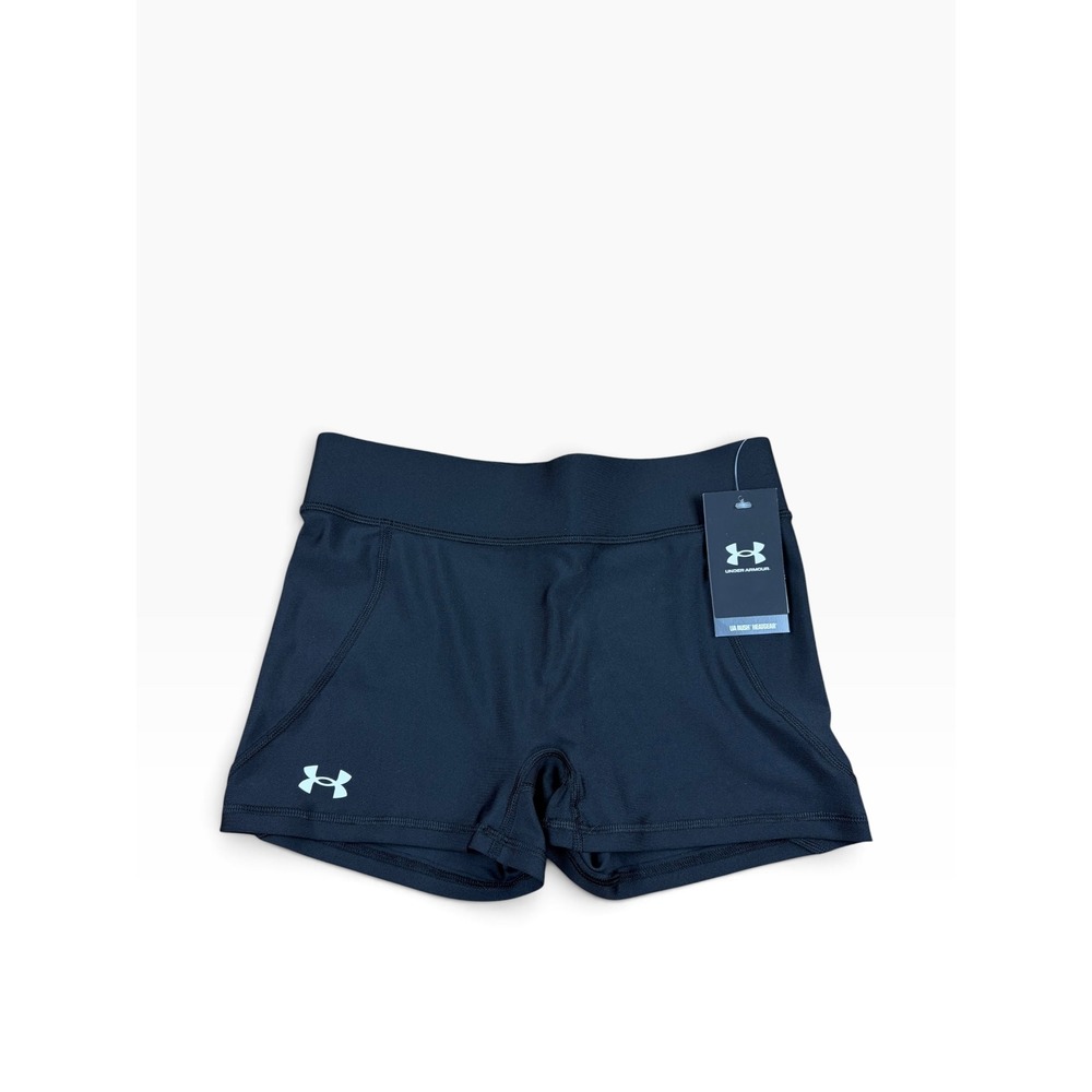 Under Armour Womens UA Team Shorty 3" HeatGear Compression Shorts Black medium